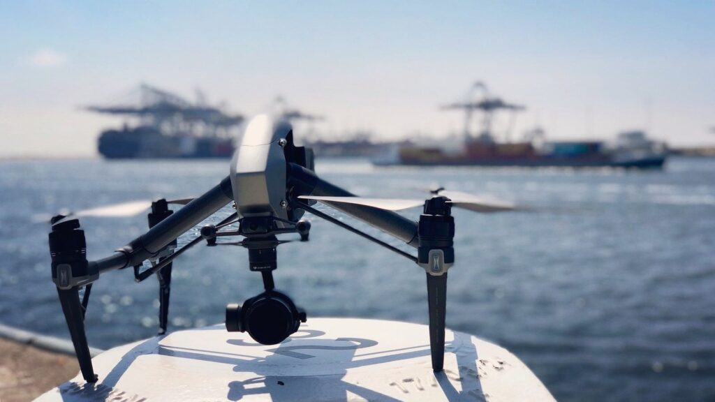 Gecertificeerde drone opnames haven Rotterdam