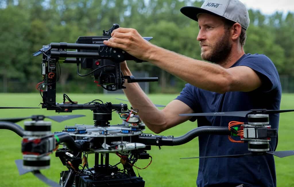 Heavy-lift drone with ARRI Alexa camera